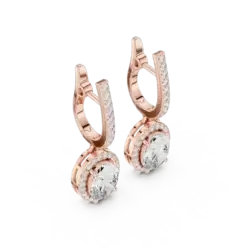 Elegant Oval Drop Earrings