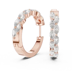 Graceful Marquise Diamond Earrings