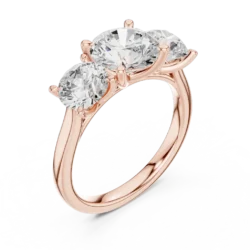 Elegant Trio Diamond Ladies Ring