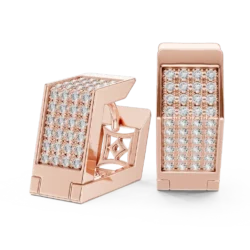 Delicate Multi-Stone Diamond Earrings with Vertical Drop