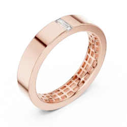 Ladies Ring with Bold Bug Diamond Accent