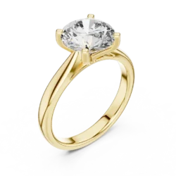 Elegant Round Diamond Ring