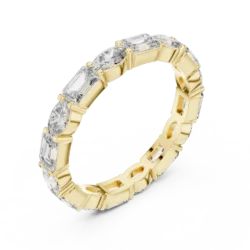 Dual Stone Collet Set Designer Ring