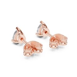 Pear Diamond Stud Earrings