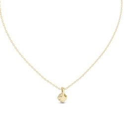 Elegant Diamond Pendant in Silver, Gold & Rose Gold