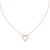 GPD-0073@7 (7) Elegant Heart Diamond Pendant Necklace