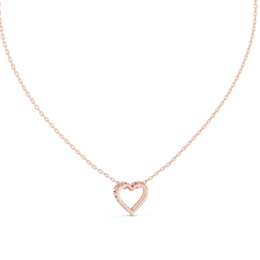 GPD-0073@7 (7) Elegant Heart Diamond Pendant Necklace