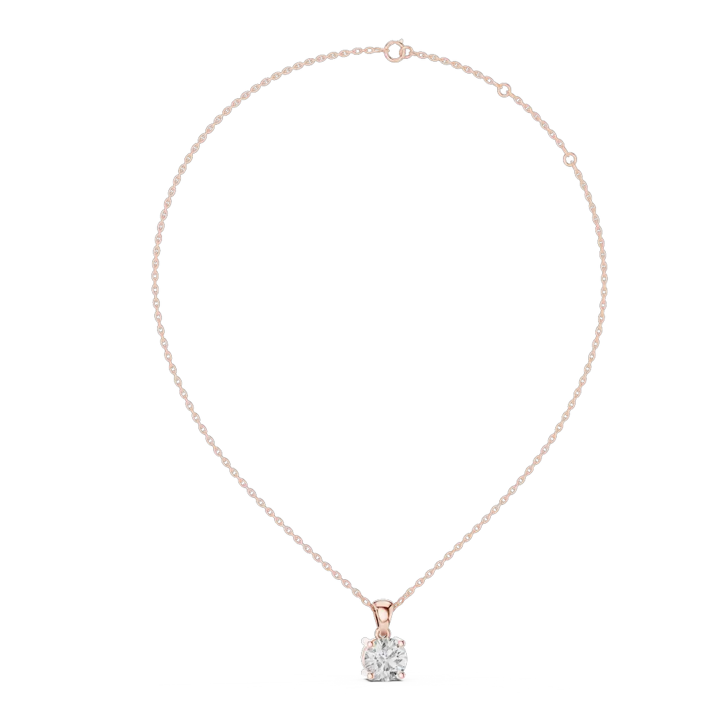PND-0001@R-#viwe1_result Classic Solitaire Diamond Pendant