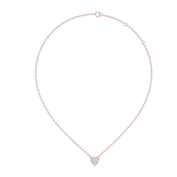 Heart Diamond Pendant Necklace