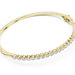 Classic Diamond Bracelet with Round Cut Stones