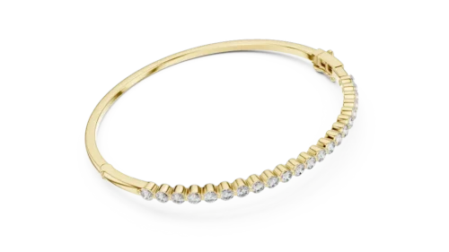 Classic Diamond Bracelet with Round Cut Stones