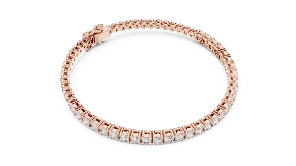 FBR0095-2.5-3-01@R-#viwe2_result Classic 6.5-Inch Diamond Bracelet with Round Cut Stones