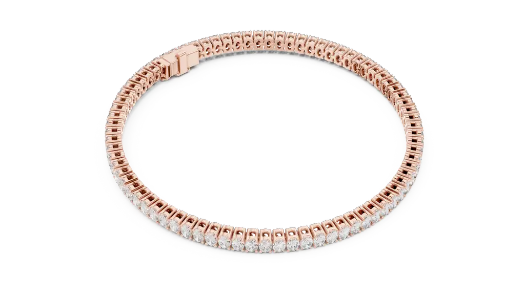 GLBR-0007-01@R-#viwe2_result Elegant 7-Inch Bracelet With 79 Oval-Cut Diamonds