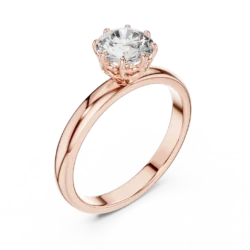 Classic Solitaire Diamond Ring with Refined Elegance