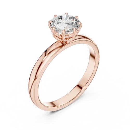 Classic Solitaire Diamond Ring with Refined Elegance