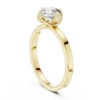 LR-0018-01@Y-#viwe1_result Elegant Solitaire Diamond Ring for Daily Wear